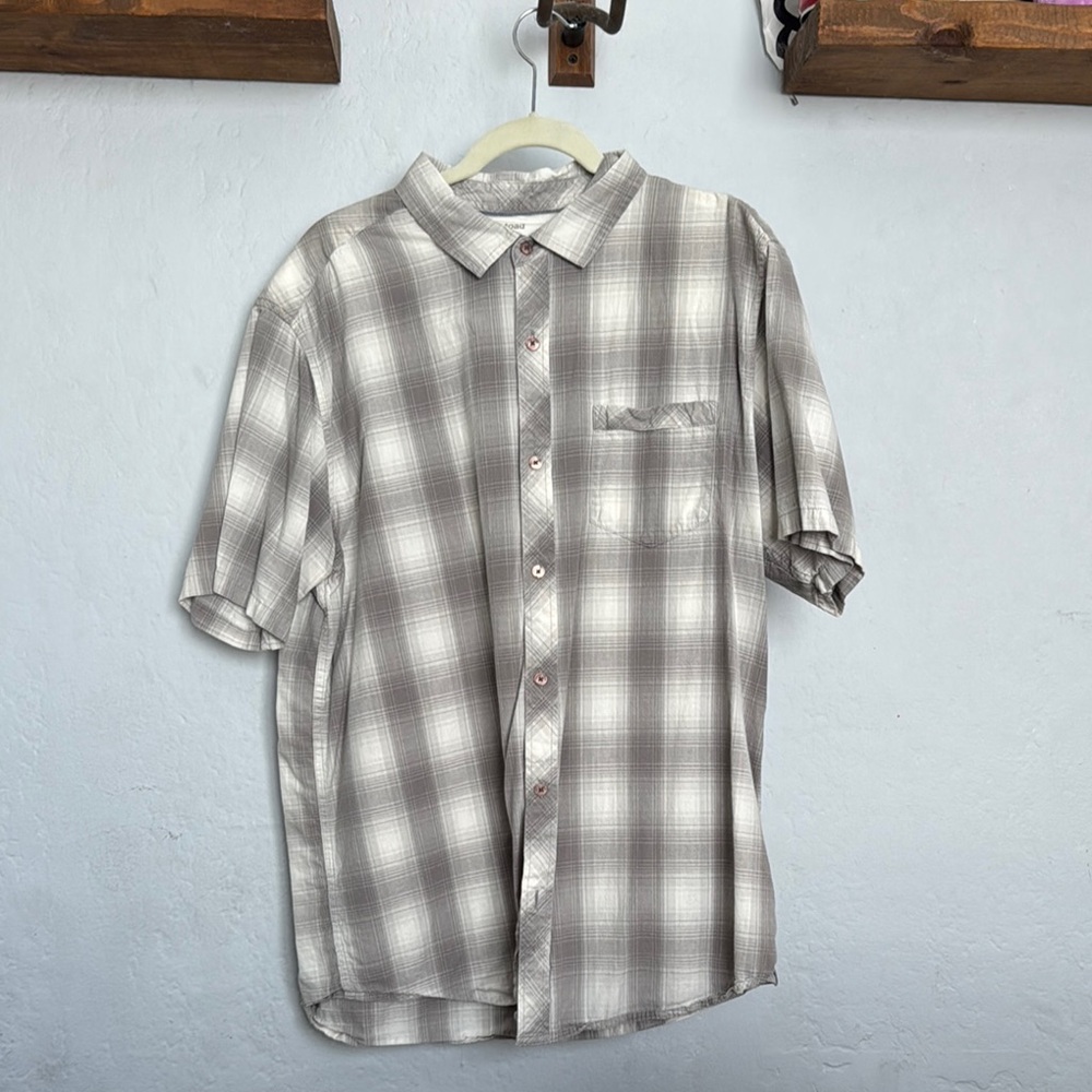 Horny Toad Gray Casual Button Down Shirt
